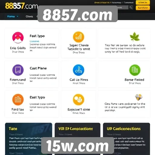 Análise das funcionalidades do site 8857.com